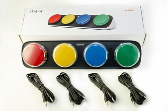 Кнопка-коммуникатор iTalk4 для четырёх сообщений